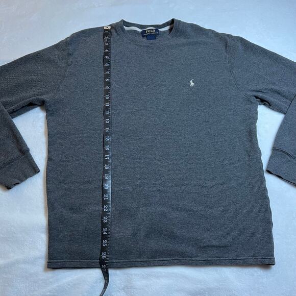 Polo Ralph Lauren Men's Crewneck Thermal Pullover Shirt Size XL Cozy Winter Warm - Picture 7 of 7